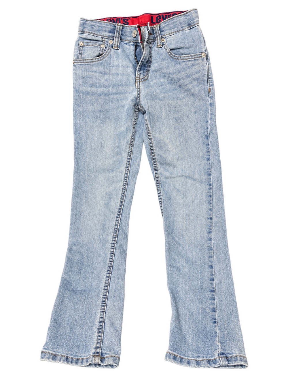 Levi’s 511 Boys Size 10 Regular Slim Fit Light Wash Stretch Jeans 25x26